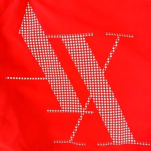 Armani Exchange AX mens red swim trunks